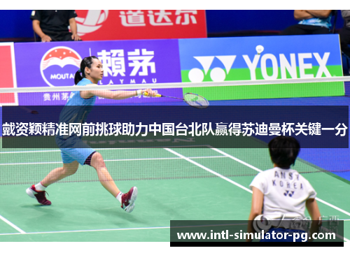 戴资颖精准网前挑球助力中国台北队赢得苏迪曼杯关键一分