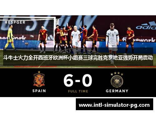 斗牛士火力全开西班牙欧洲杯小组赛三球完胜克罗地亚强势开局震动 斗牛士火力全开西班牙欧洲杯小组赛三球完胜克罗地亚强势开局震动